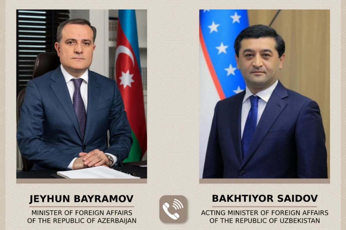 Ceyhun Bayramov özbəkistanlı həmkarı ilə DANIŞDI