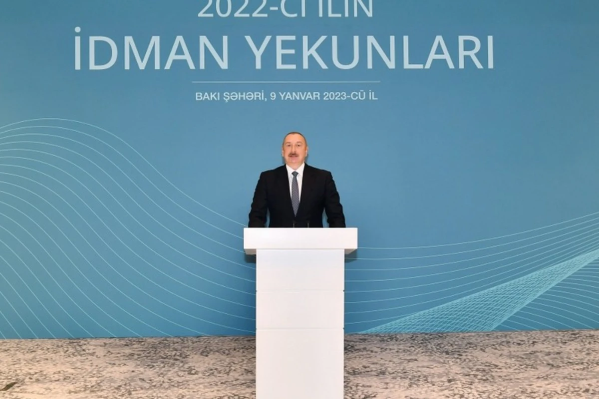 Prezident İlham Əliyev ötən ilin idman yekunlarına həsr olunan mərasimdə iştirak edib - FOTO - YENİLƏNİB