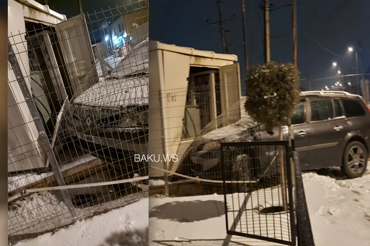 Maşın transformatora çırpıldı, vətəndaşlar narazılıq etdi - İddialara RƏSMİ CAVAB - FOTO/VİDEO