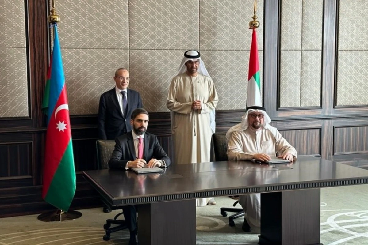 SOCAR ilə “Masdar” şirkəti arasında bərpa olunan enerji mənbələrinə dair Birgə işlənmə sazişləri imzalanıb SOCAR ilə “Masdar” şirkəti arasında bərpa olunan enerji mənbələrinə dair Birgə işlənmə sazişləri imzalanıb