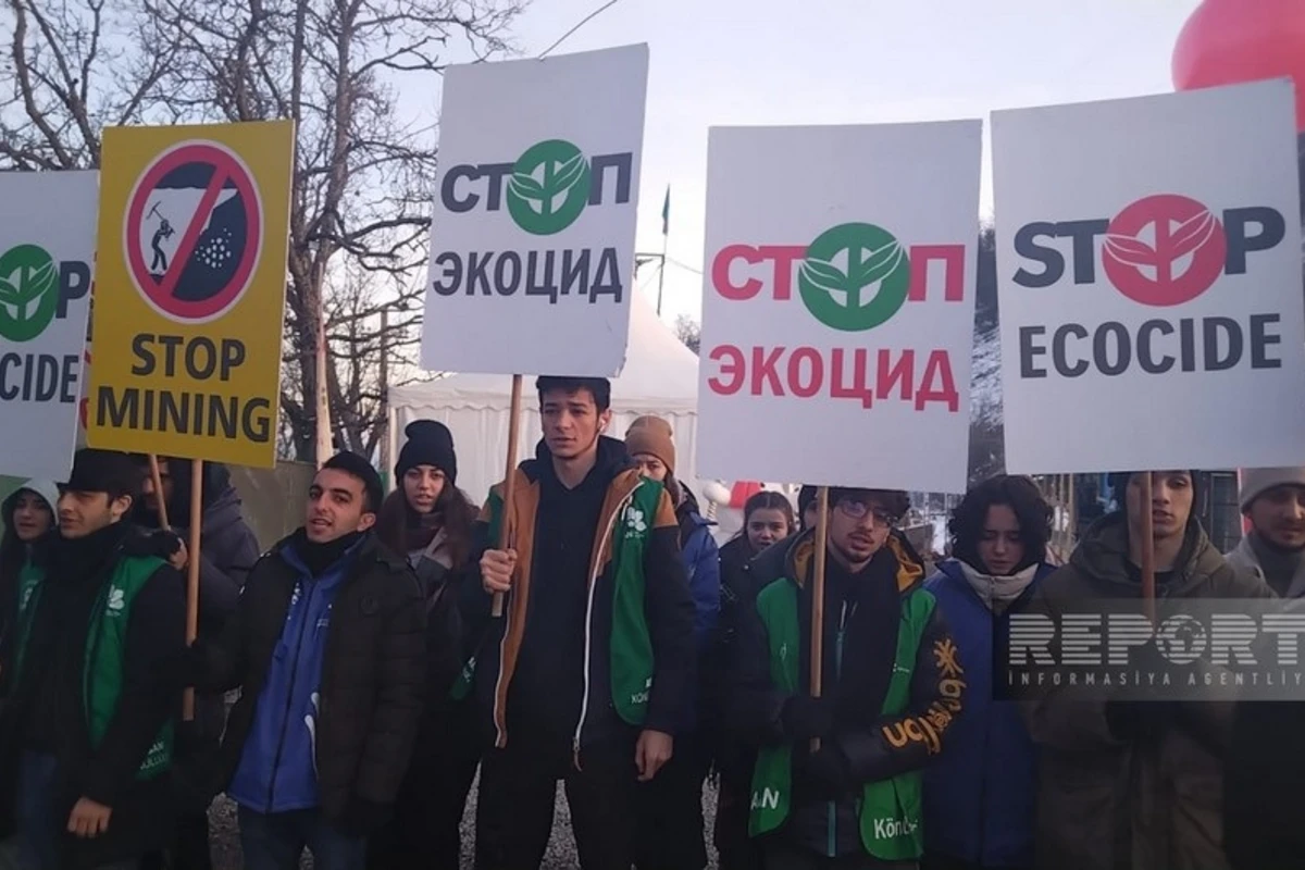 Акция протеста на дороге Ханкенди-Лачын продолжается уже 36-й день - ФОТО