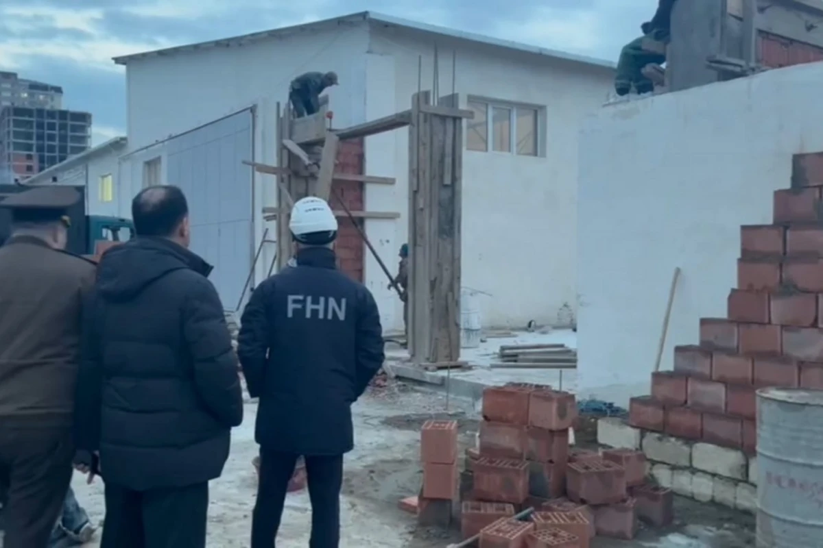“Qanlı göl” ərazisində tikilən qanunsuz obyekt sökülüb - FOTO/VİDEO