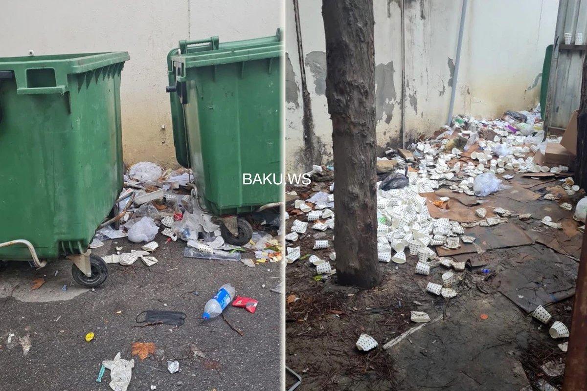 Bakıda 1 saylı poliklinikada antisanitar vəziyyət - FOTO/VİDEO