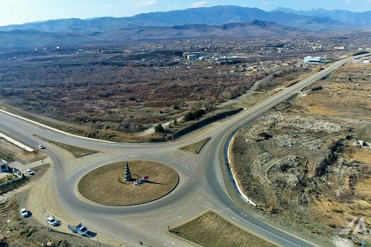 Füzuli-Hadrut avtomobil yolunun tikintisi yekunlaşır - FOTO