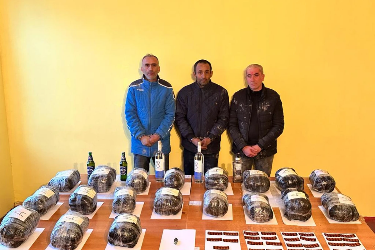 İrandan Azərbaycana 24 kq narkotik gətirən şəxslər tutulublar