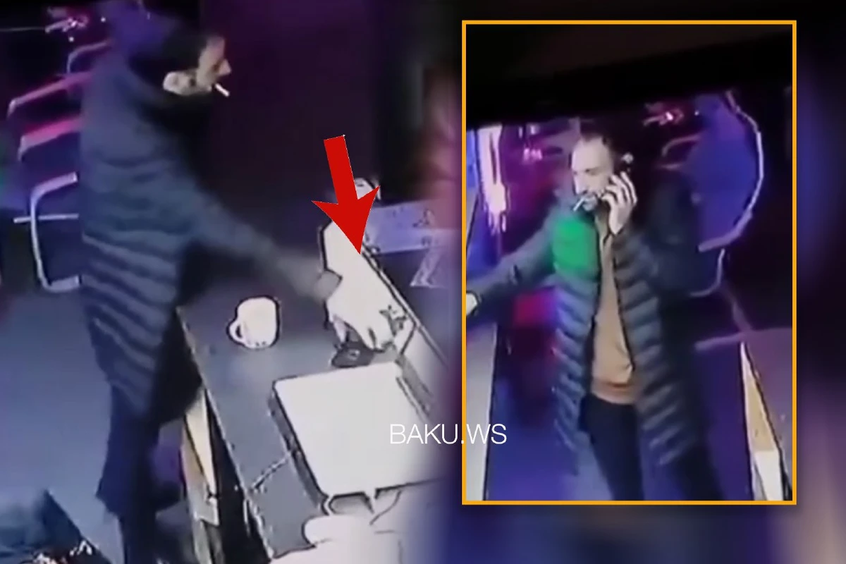Bakıda oyun zalında işçinin telefonunu belə oğurladılar - ANBAAN VİDEO