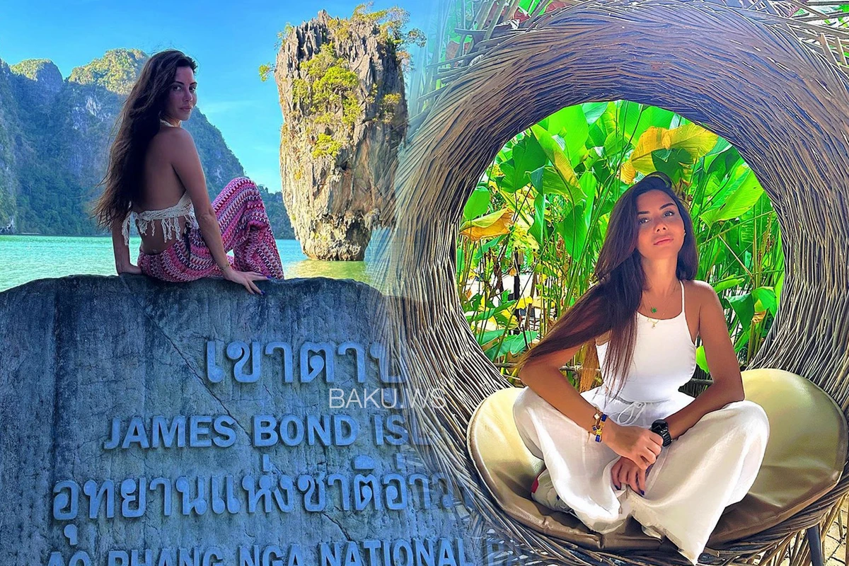 Ayselin Phuket istirahətindən GÖRÜNTÜLƏR - FOTO