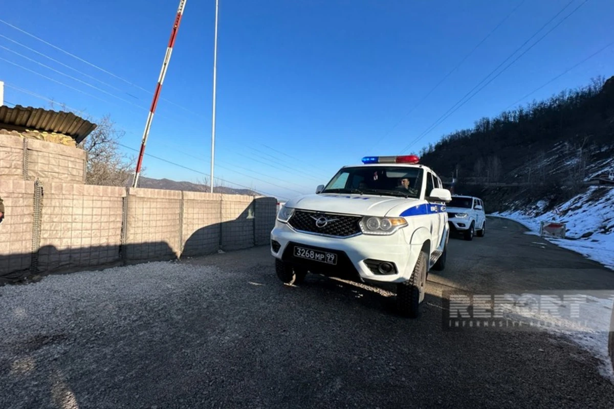 Сегодня по дороге Ханкенди - Лачын беспрепятственно проехали 44 автомобиля миротворцев - ОБНОВЛЕНО + ФОТО