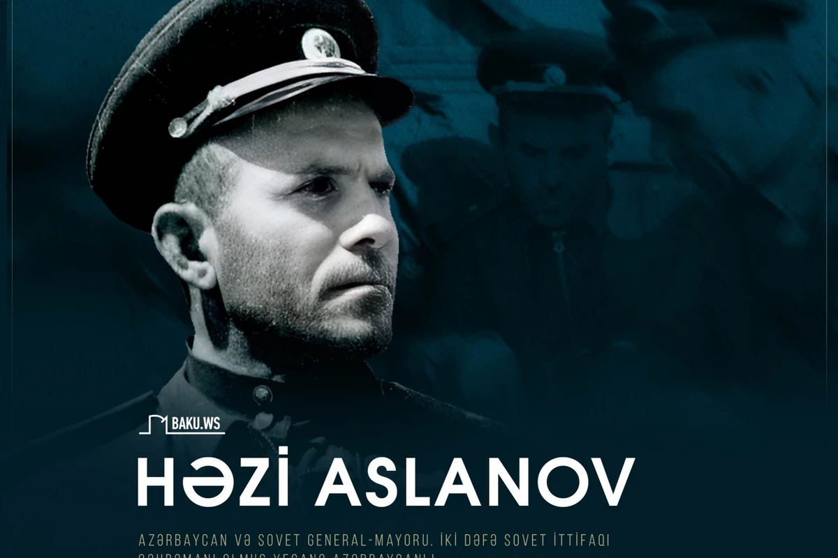 General Həzi Aslanovun anım günüdür