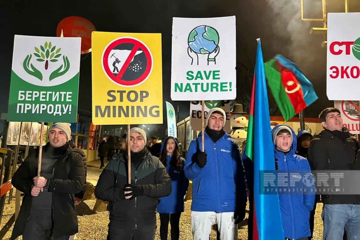 Azərbaycanlı fəallar dünya ictimaiyyətini ekologiyanı qorumağa çağırırlar - FOTO