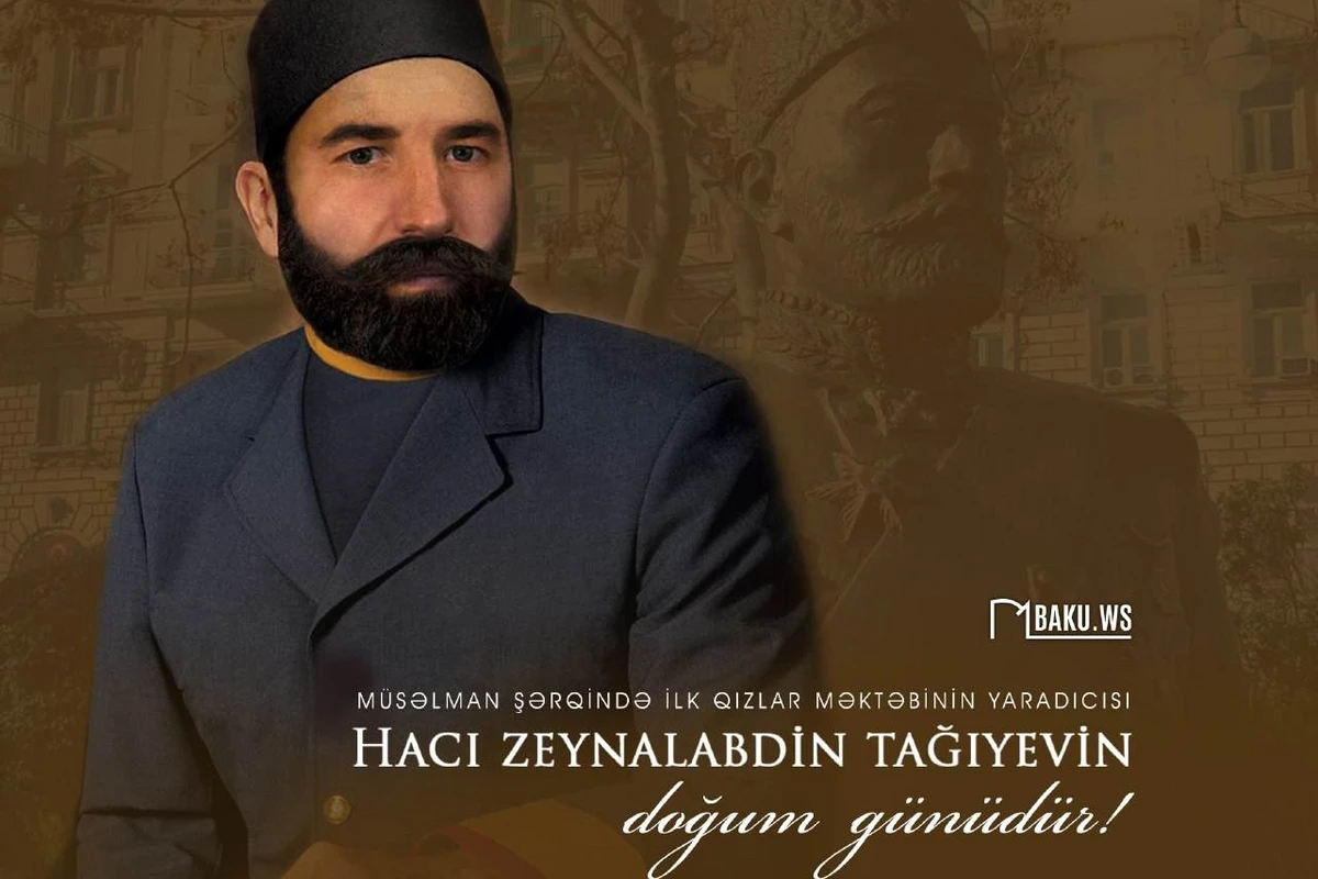 Bu gün Hacı Zeynalabdin Tağıyevin doğum günüdür Bu gün Hacı Zeynalabdin Tağıyevin doğum günüdür