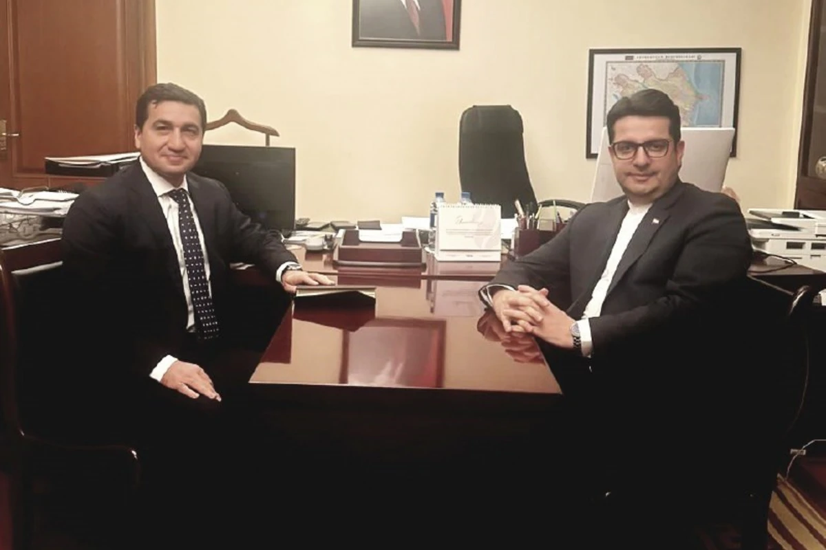 Hikmət Hacıyev İran səfiri ilə görüşdü - FOTO