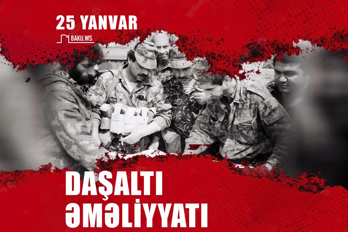 Qisası alınan Daşaltı əməliyyatından 31 il ötür Qisası alınan Daşaltı əməliyyatından 31 il ötür