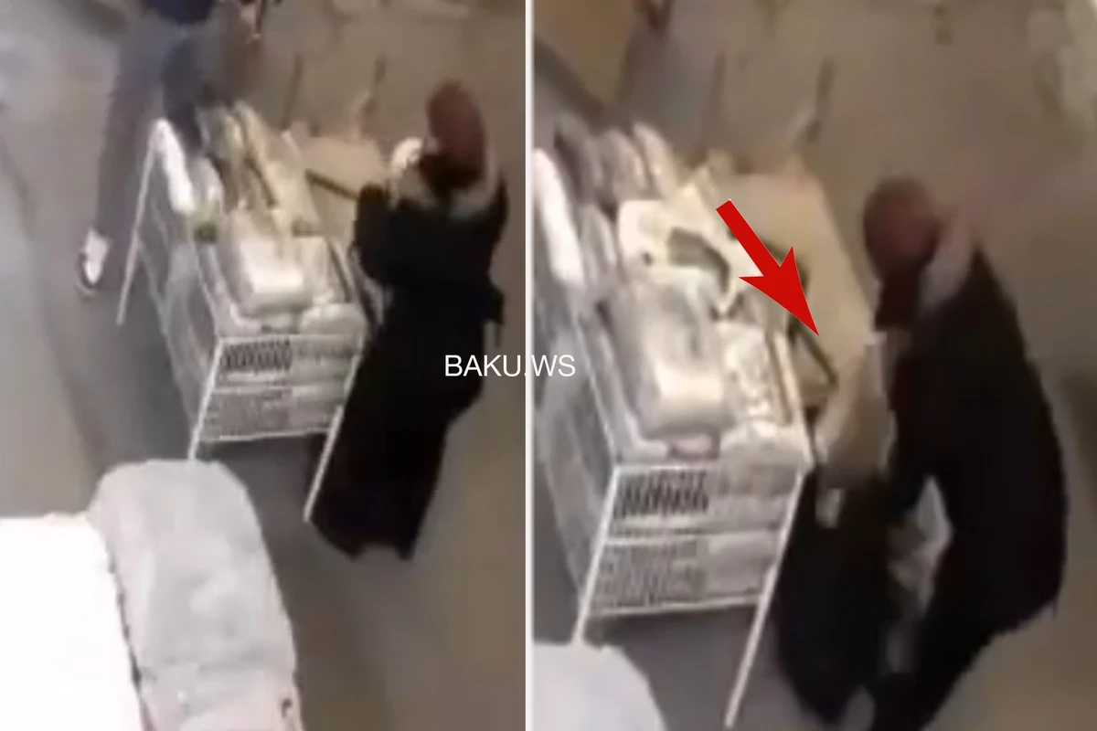 Qadın Sədərəkdən 32 manat dəyərində oğurluq etdi - ANBAAN VİDEO