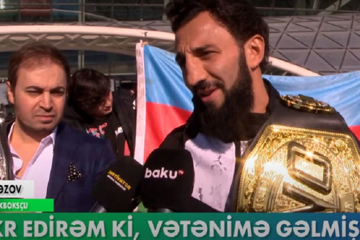 Məşhur kikboksçu Çingiz Əlləzov: “Fəxr edirəm ki, Azərbaycana gəlmişəm” - VİDEO
