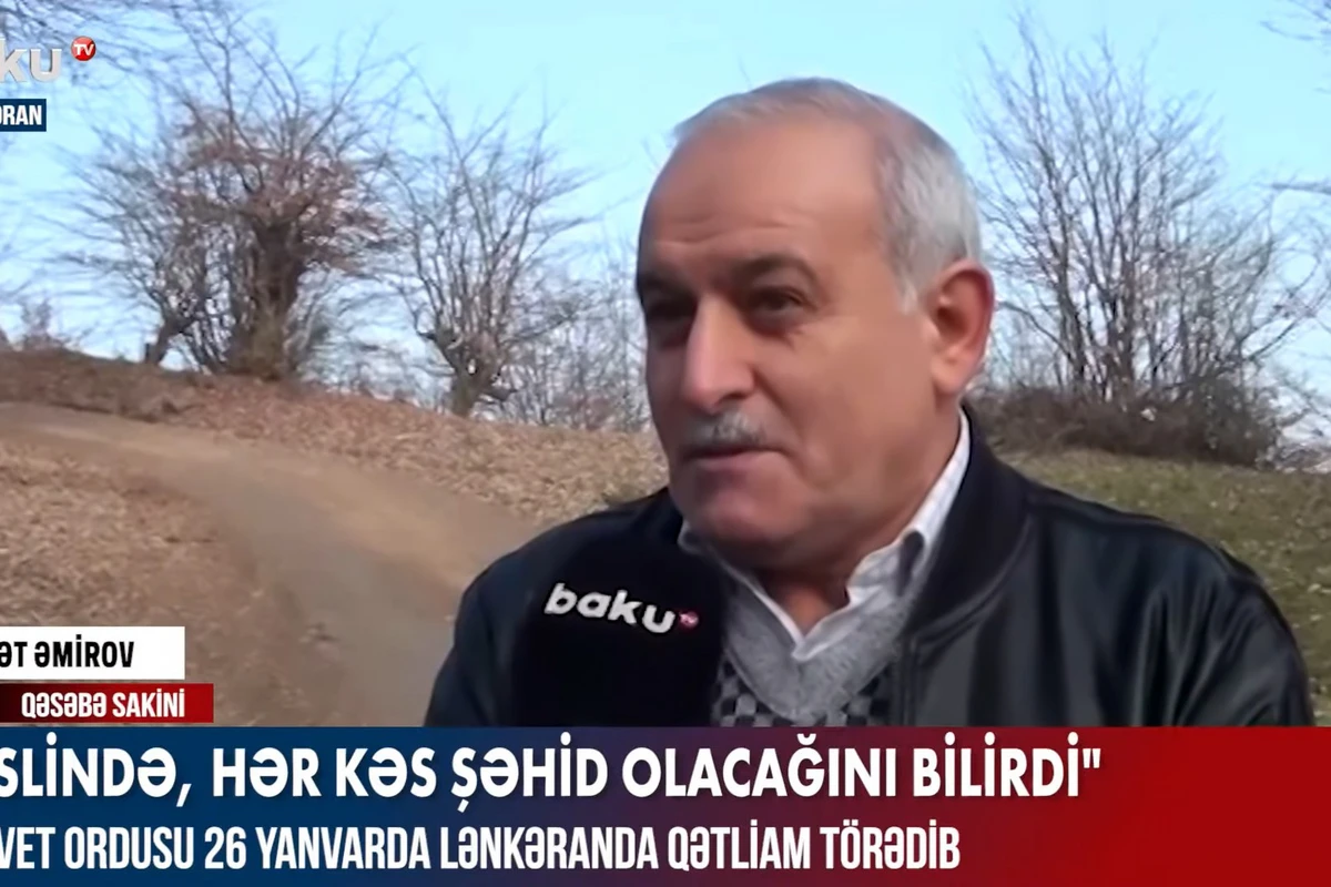 Sovet ordusu 26 yanvarda Lənkəranda qətliam törədib - VİDEO