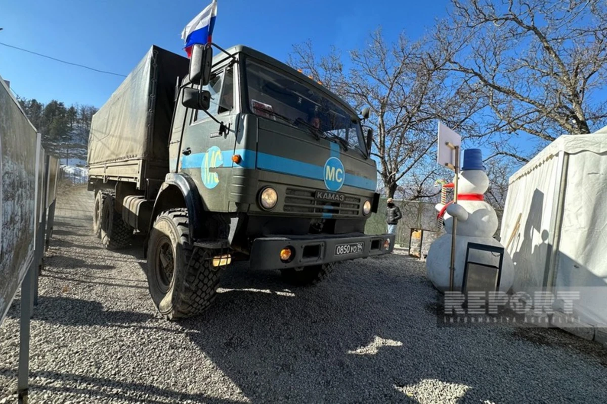 Сегодня по дороге Ханкенди-Лачын беспрепятственно проехали 14 автомобилей миротворцев - ОБНОВЛЕНО