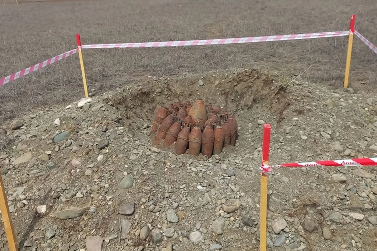 Ağdamda ölümcül gücə malik partlayıcı qurğular aşkarlanıb - FOTO