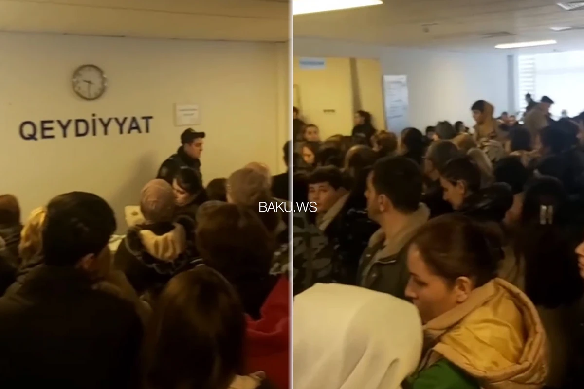 İnsan izdihamı yaşanan xəstəxana ilə bağlı TƏBİB-dən AÇIQLAMA - YENİLƏNİB - FOTO/VİDEO