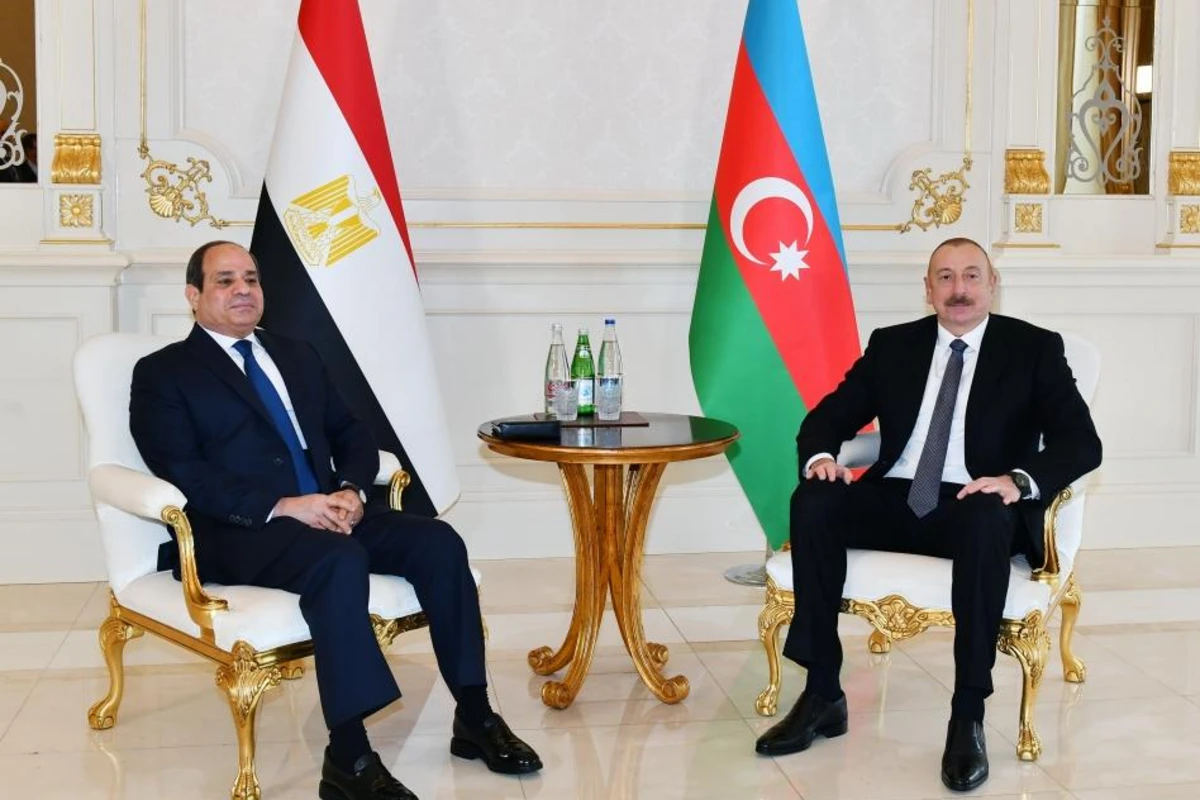 Azərbaycan və Misir prezidentlərinin təkbətək görüşü olub - FOTO