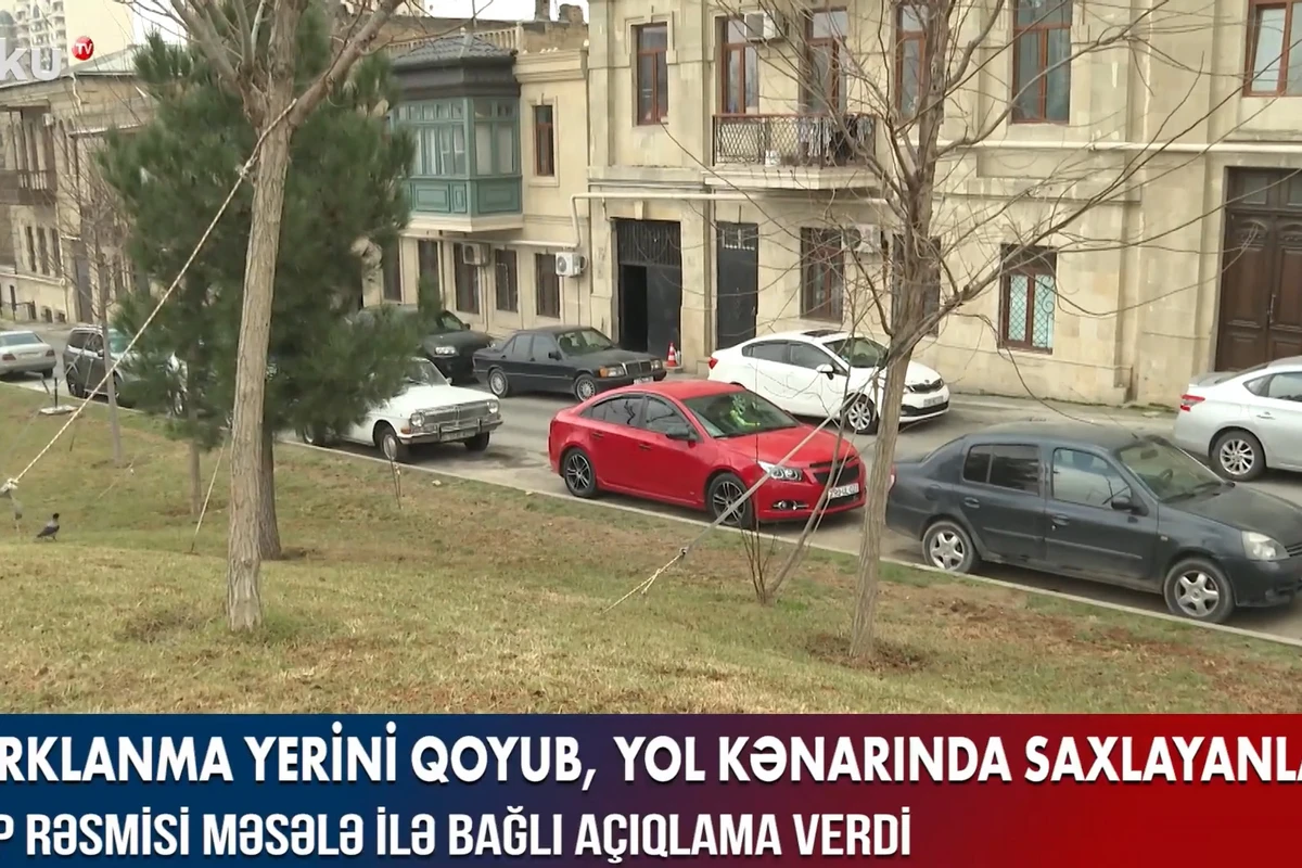 Parklanma yerini qoyub, yol kənarında saxlayanlar: DYP-dən açıqlama - VİDEO