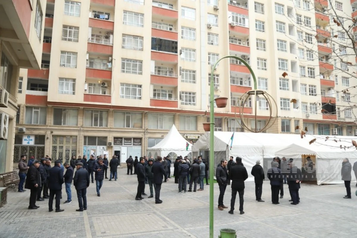 Tehrandakı səfirliyə terror hücumunda şəhid olan Orxan Əsgərovun yas mərasimi davam edir - FOTO
