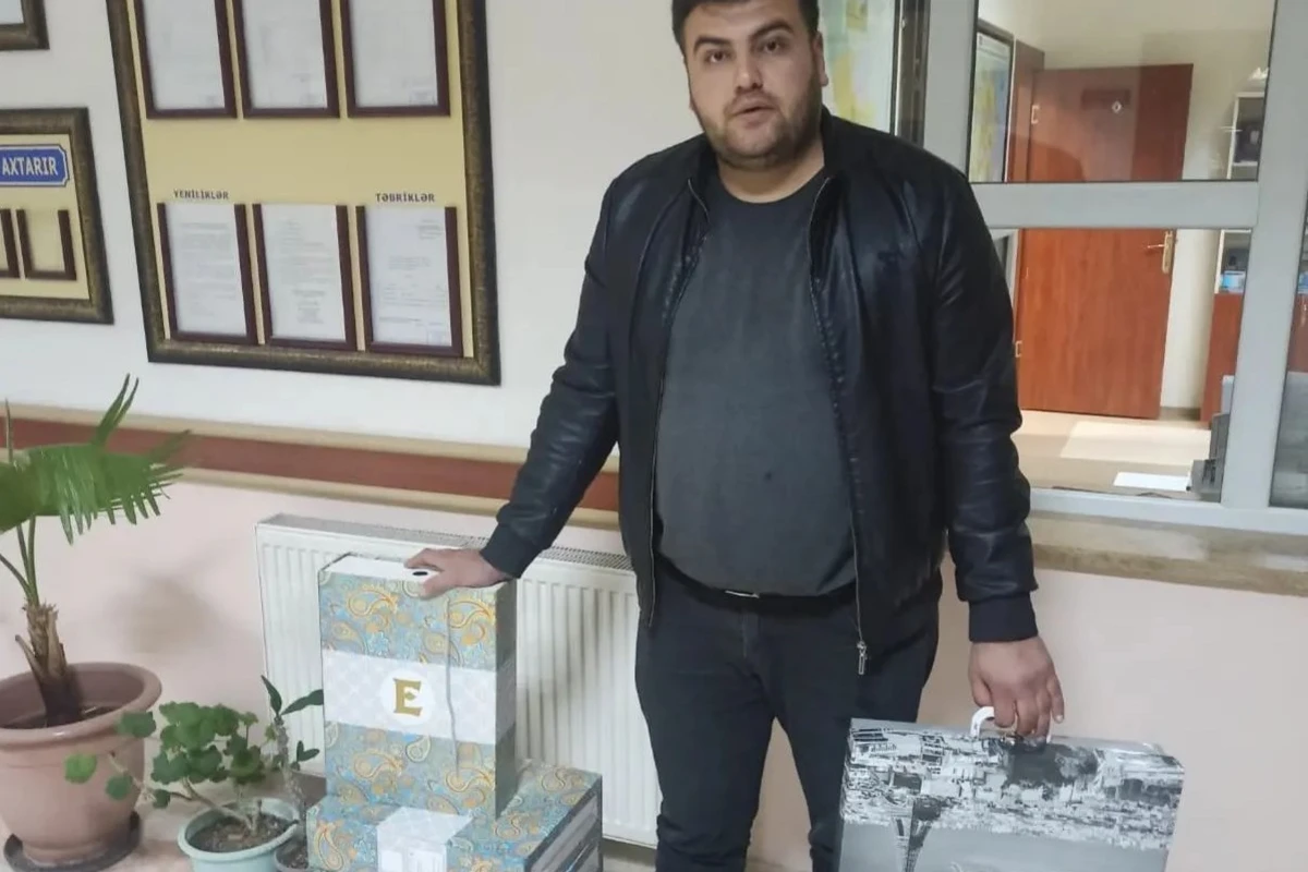 Naxçıvanda məişət əşyalarını lotereya uduşu adı altında satan şəxslər saxlanıldı - FOTO