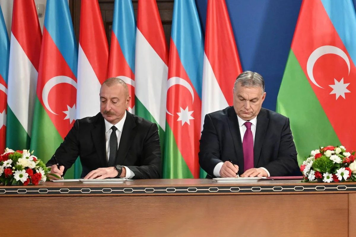 Budapeştdə Azərbaycan-Macarıstan sənədləri imzalanıb - FOTO