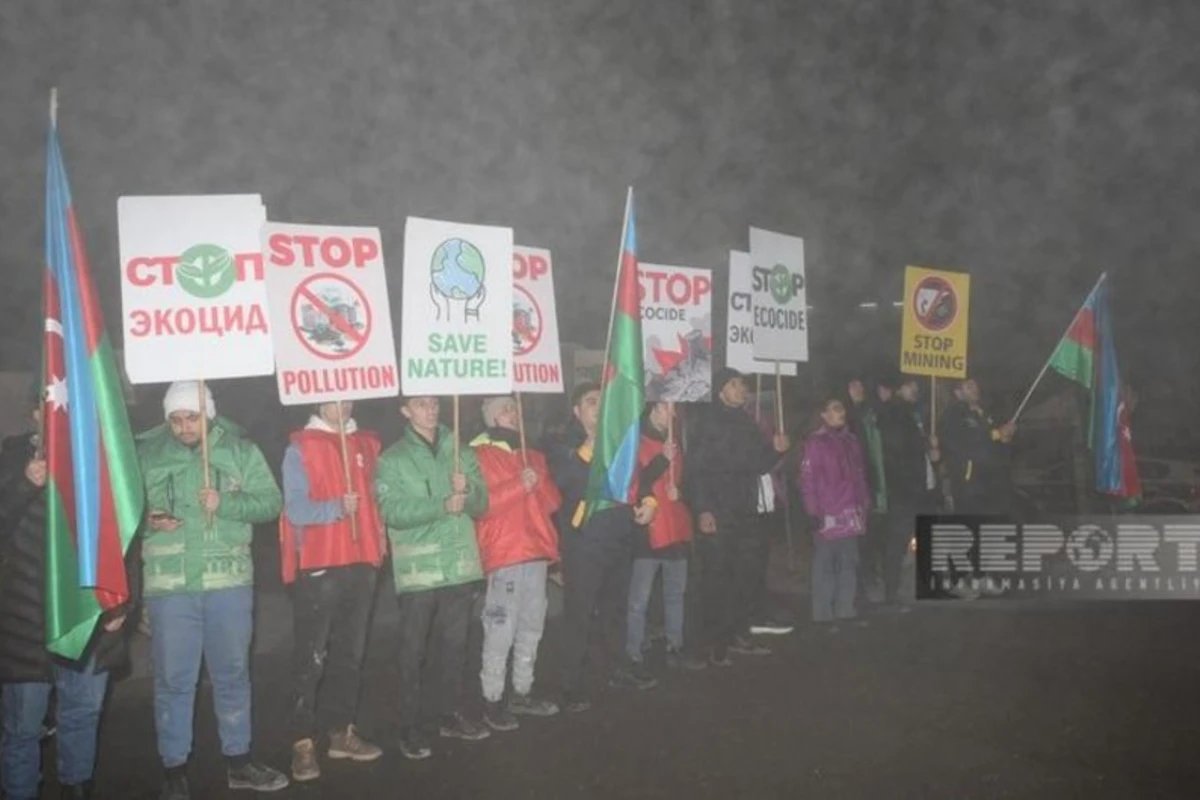 Акция протеста на дороге Ханкенди-Лачын продолжается 52-й день