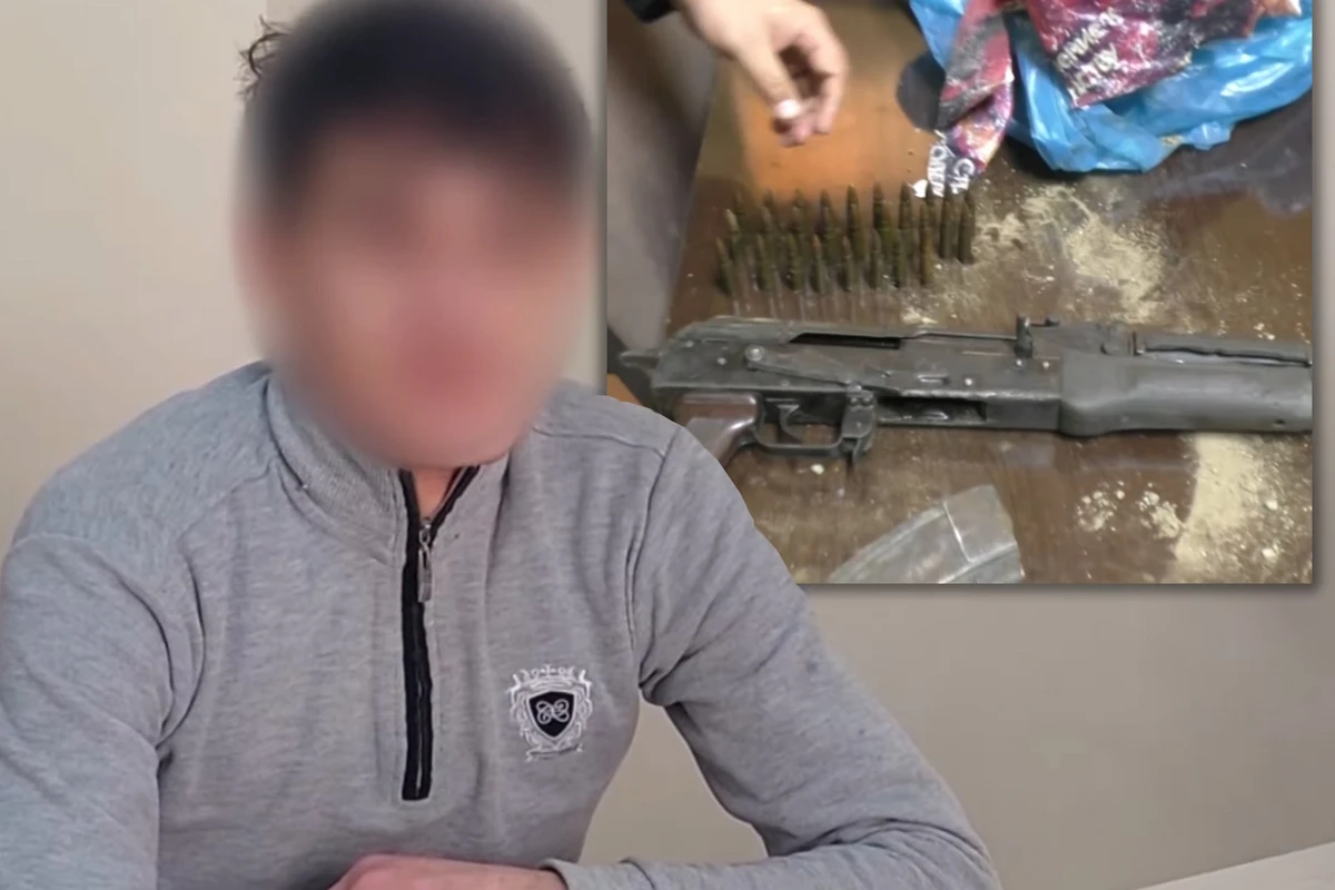 Kişinin silahı olar deyib qanunsuz silah gəzdirməsinə haqq qazandırdı - VİDEO Kişinin silahı olar deyib qanunsuz silah gəzdirməsinə haqq qazandırdı - VİDEO