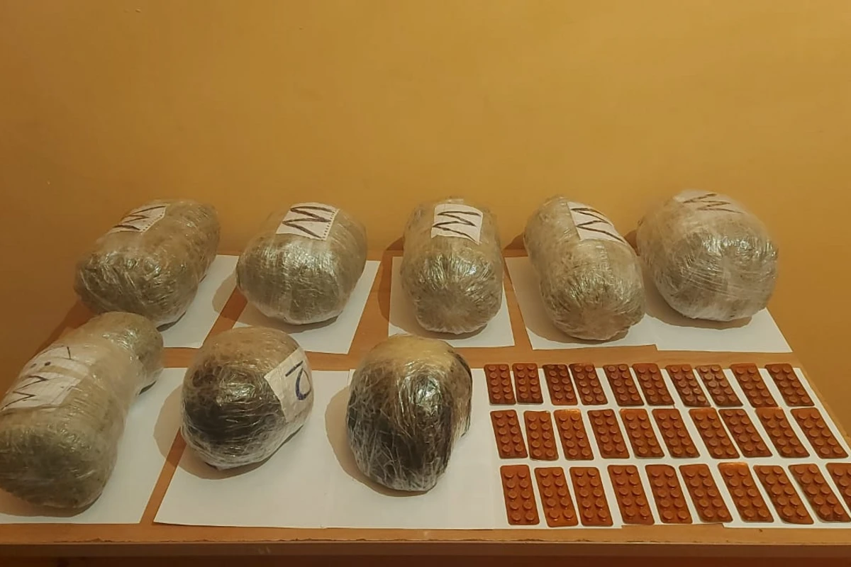 İrandan Azərbaycana narkotik keçirilməsinin qarşısı alınıb - FOTO