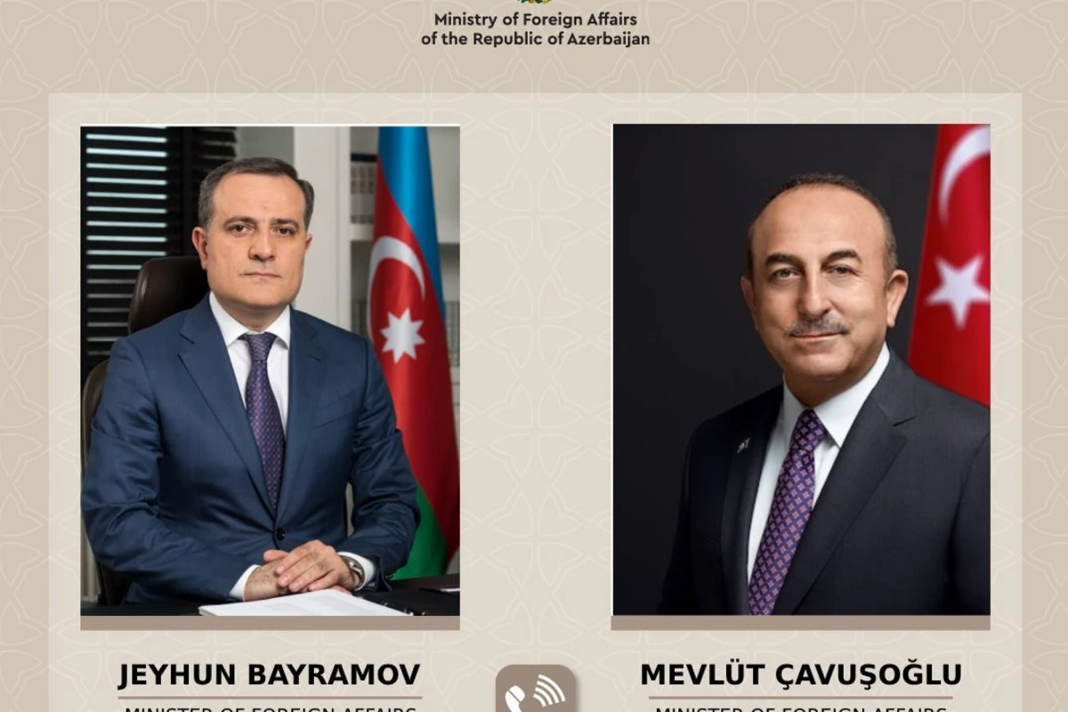 Ceyhun Bayramov Mövlud Çavuşoğlunu doğum günü münasibətilə təbrik etdi - FOTO