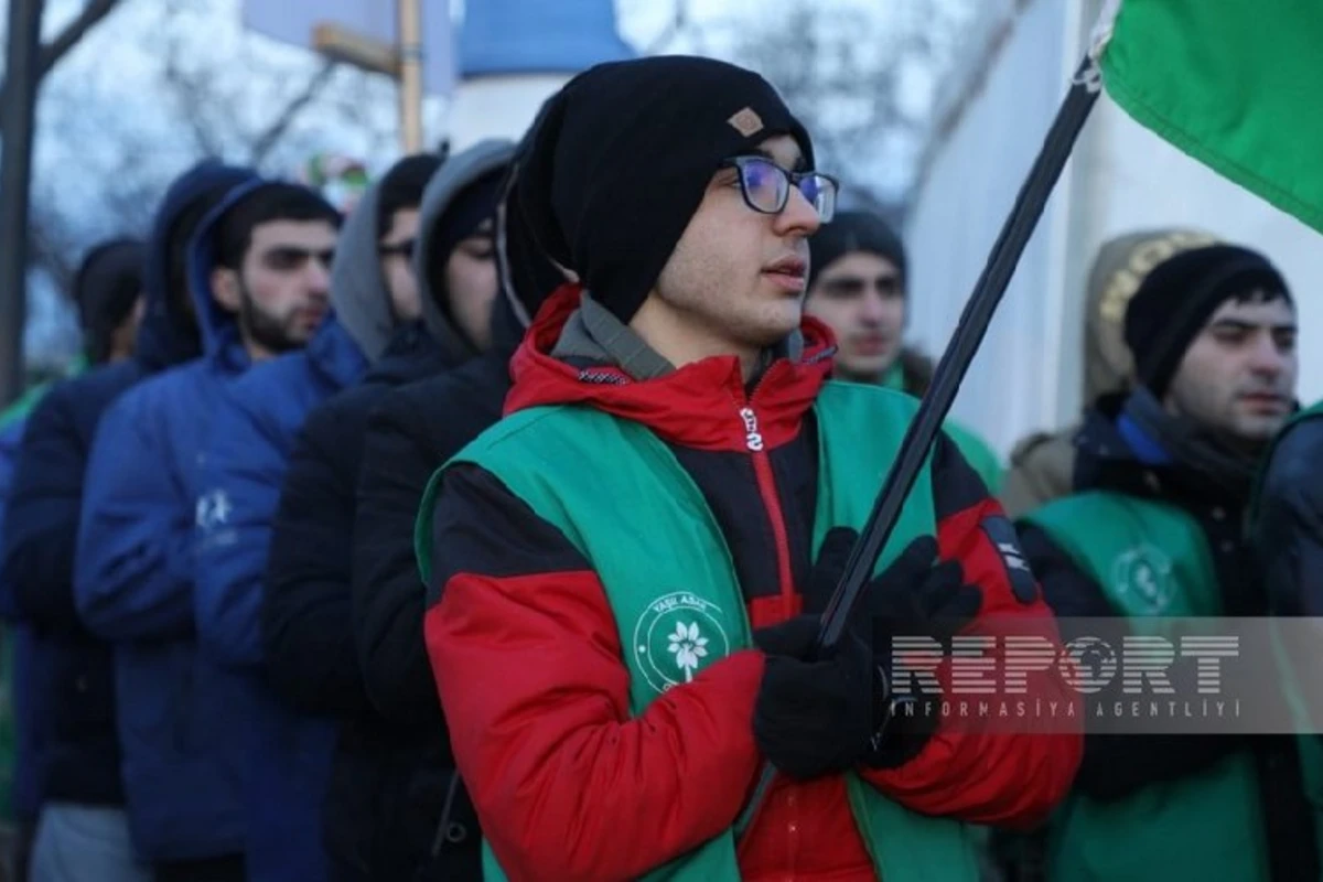 Экоактивисты проявляют высокую активность и на 57-й день акции на дороге Ханкенди-Лачын - ФОТО