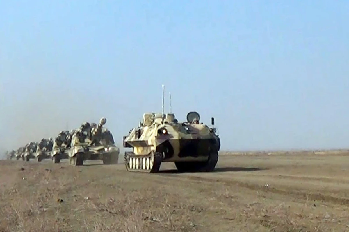 В азербайджанской армии проверена боеготовность - ВИДЕО