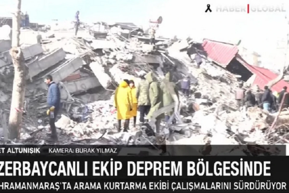 “Haber Global” axtarış-xilasetmə əməliyyatını yerinə yetirən azərbaycanlıların olduğu ərazidə - VİDEO “Haber Global” axtarış-xilasetmə əməliyyatını yerinə yetirən azərbaycanlıların olduğu ərazidə - VİDEO