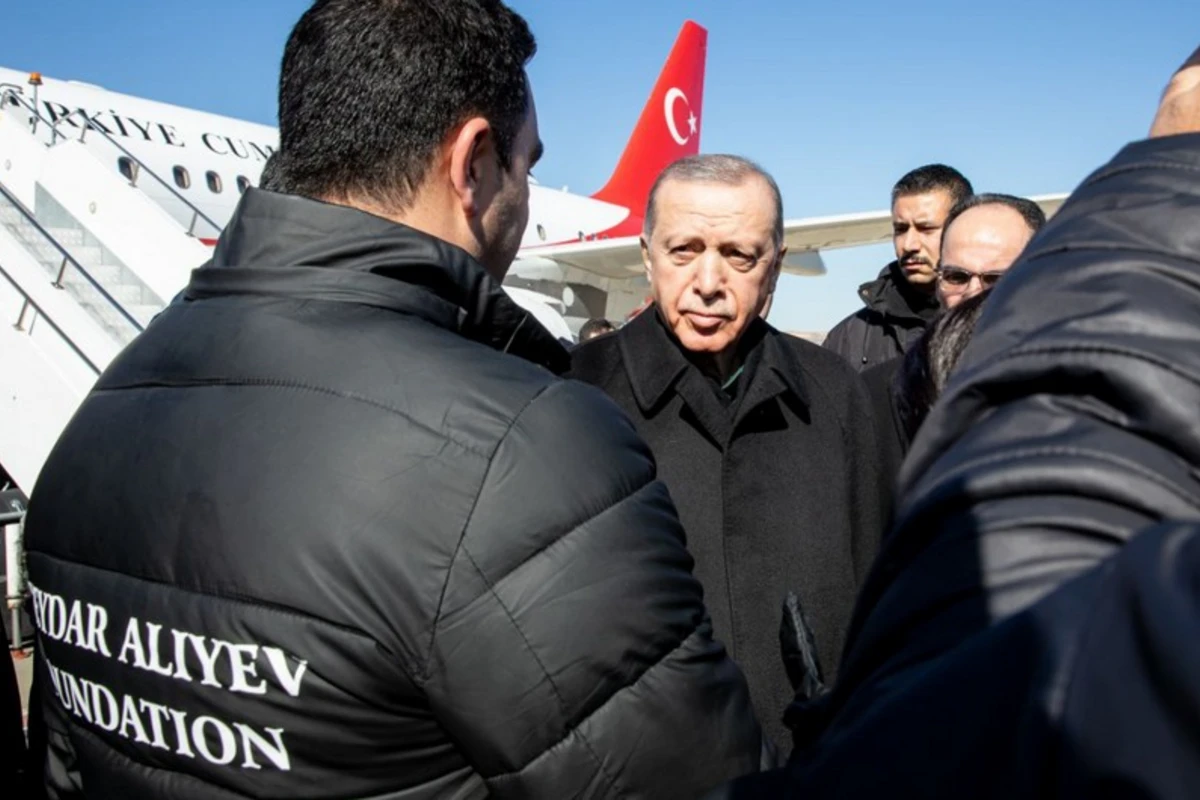 Ərdoğan Mehriban Əliyevanın tapşırığı üzrə Qaziantepdə olan Heydər Əliyev Fondunun nümayəndələri ilə görüşüb