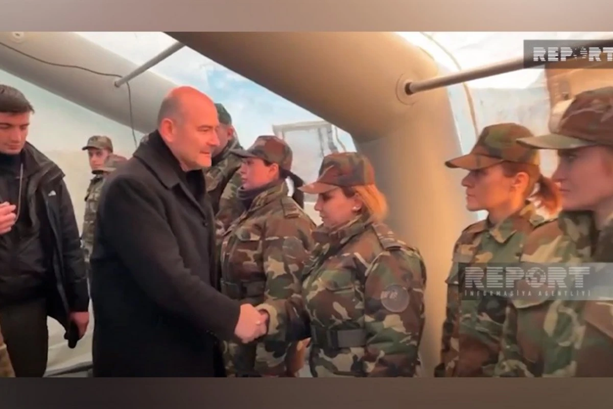 Türkiyənin daxili işlər naziri Azərbaycan FHN-nin tibb personalına təşəkkür edib - VİDEO