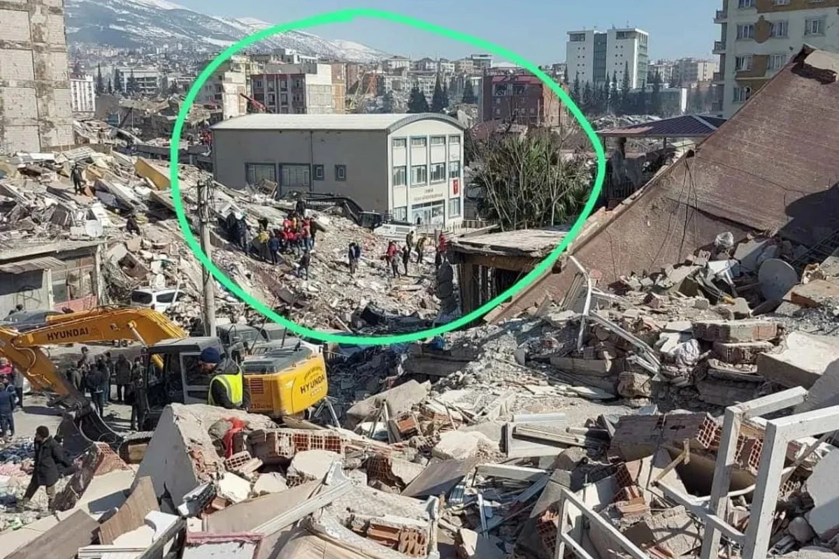 Türkiyədə dağıntılar içində ziyan görməyən binanın təyinatı görənləri şoka saldı - FOTO