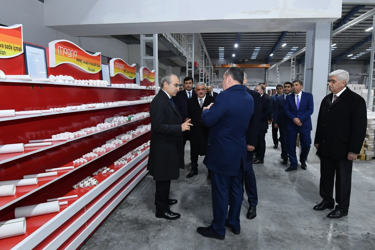 İqtisadiyyat naziri Mikayıl Cabbarov “Cahan Sənaye Kompleksini” ziyarət edib - FOTO