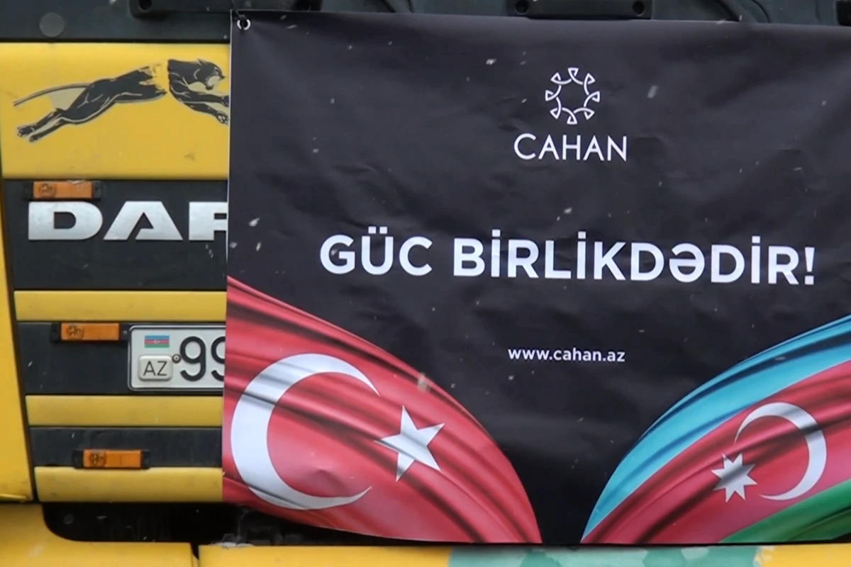 “Cahan Holdinq” Türkiyənin zəlzələ bölgəsinə 40 tona yaxın yardım göndərdi