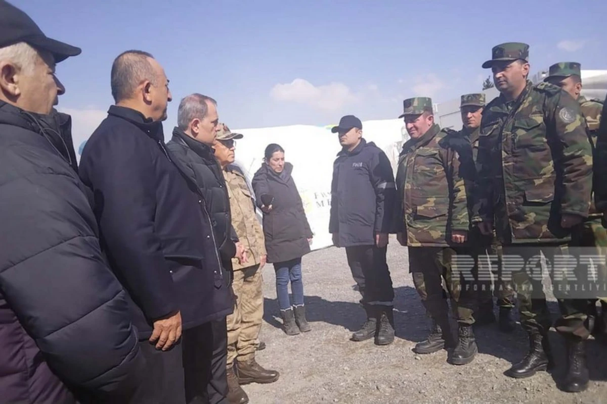 Ceyhun Bayramov Kahramanmaraşda FHN-in mobil səhra hospitalında olub