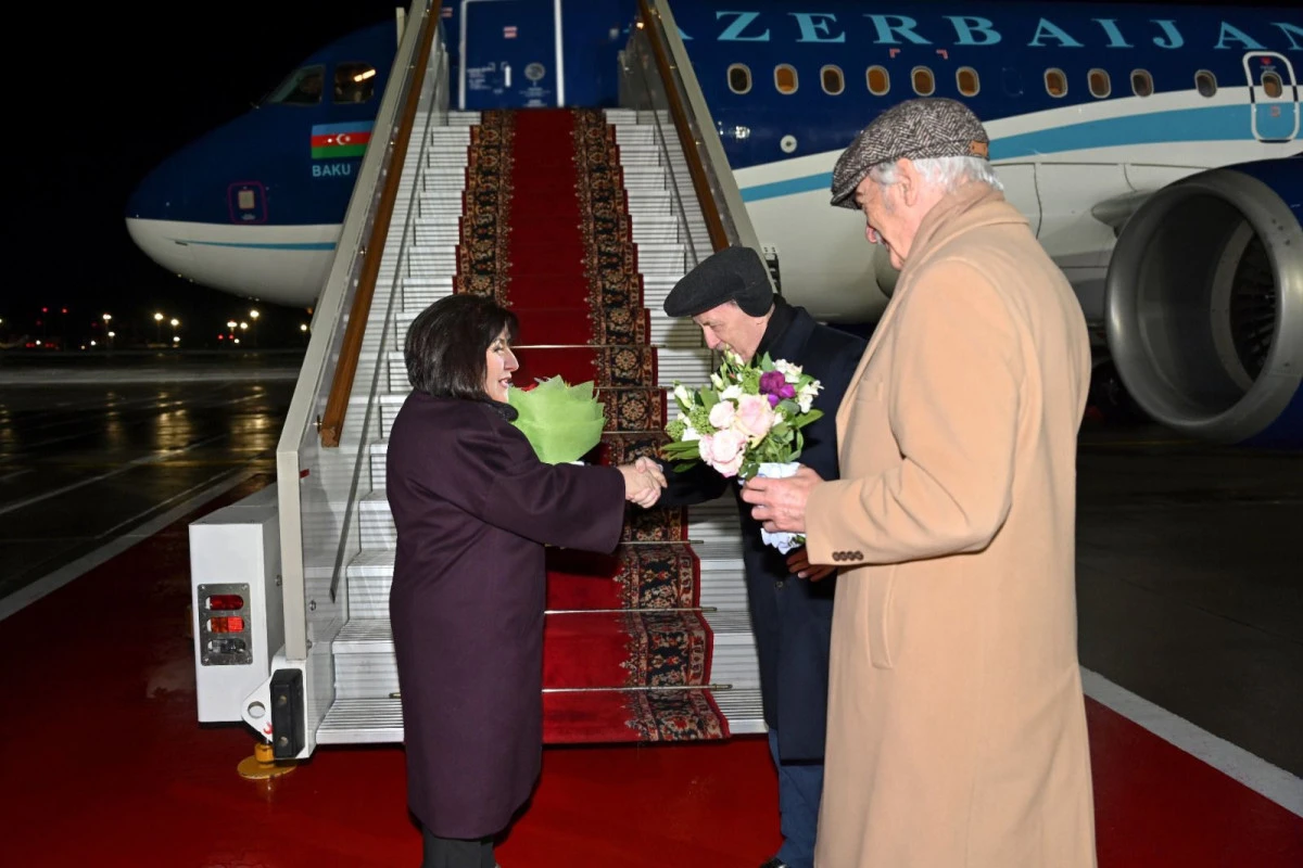 Sahibə Qafarova Rusiyada rəsmi səfərdədir - FOTO