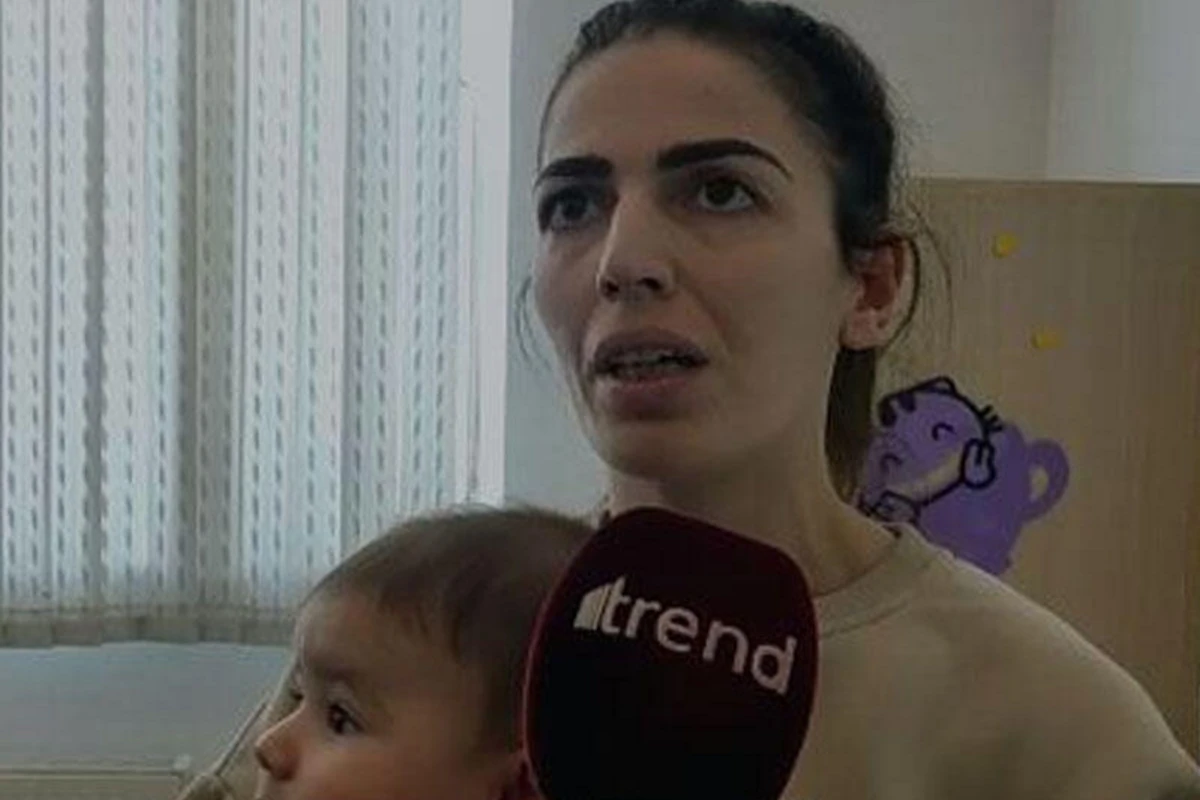 6 aylıq uşağımı adyala büküb zorla binadan çıxa bildim - Zərərçəkən