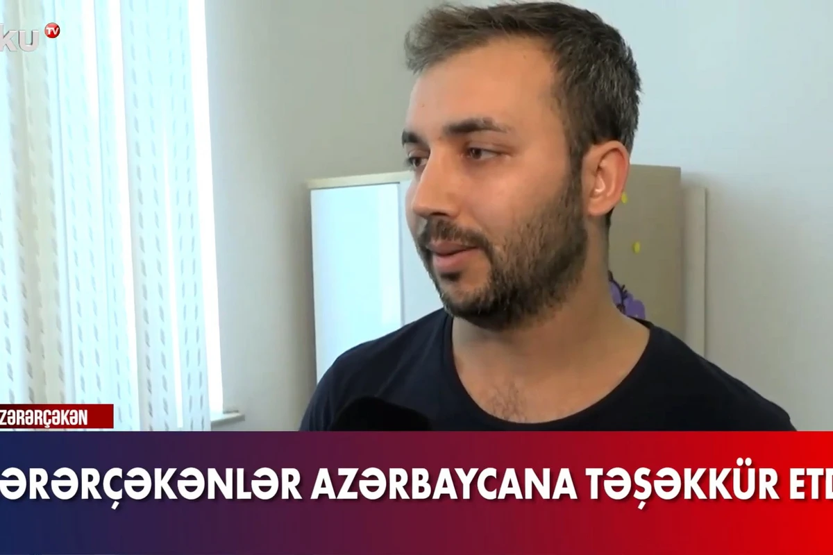 Azərbaycana gətirilən zərərçəkənlər dövlətimizə təşəkkür etdilər - VİDEO