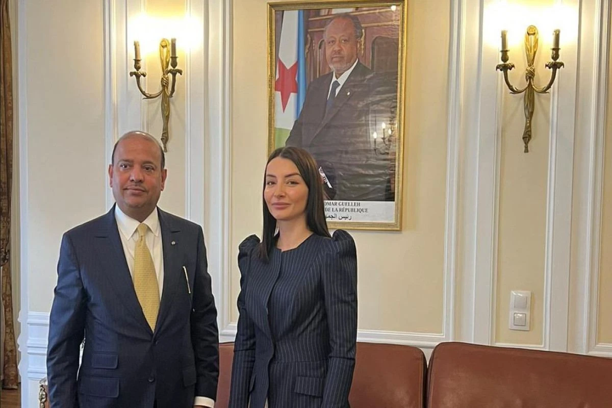 Leyla Abdullayeva İtaliya və Cibutinin Parisdəki səfirləri ilə görüşüb - FOTO