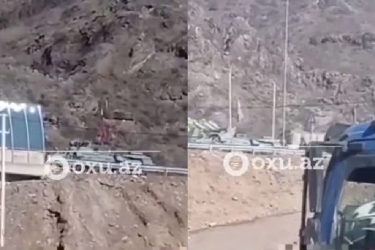 Qubadlı-Laçın yolunda sülhməramlılar silahlarını dinc əhalinin üzərinə çevirib - VİDEO