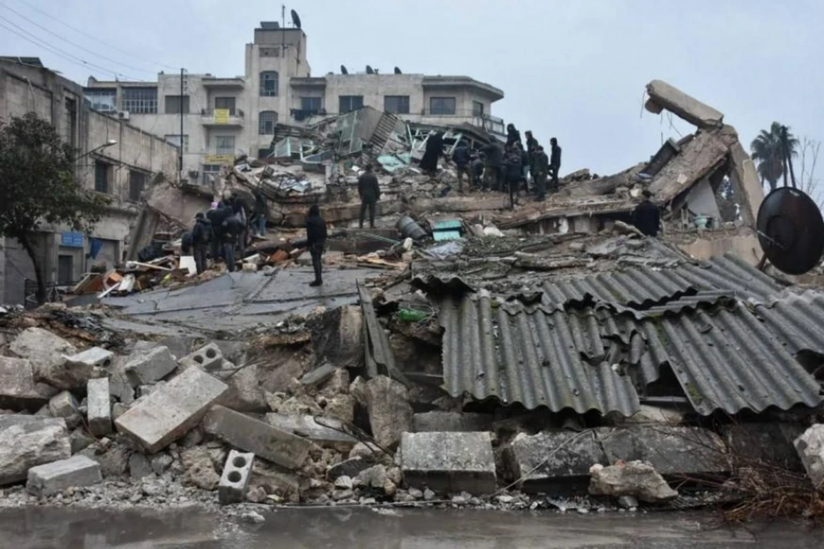 Suriyada dağıntılar altında qalanların xilasetmə əməliyyatları başa çatdı