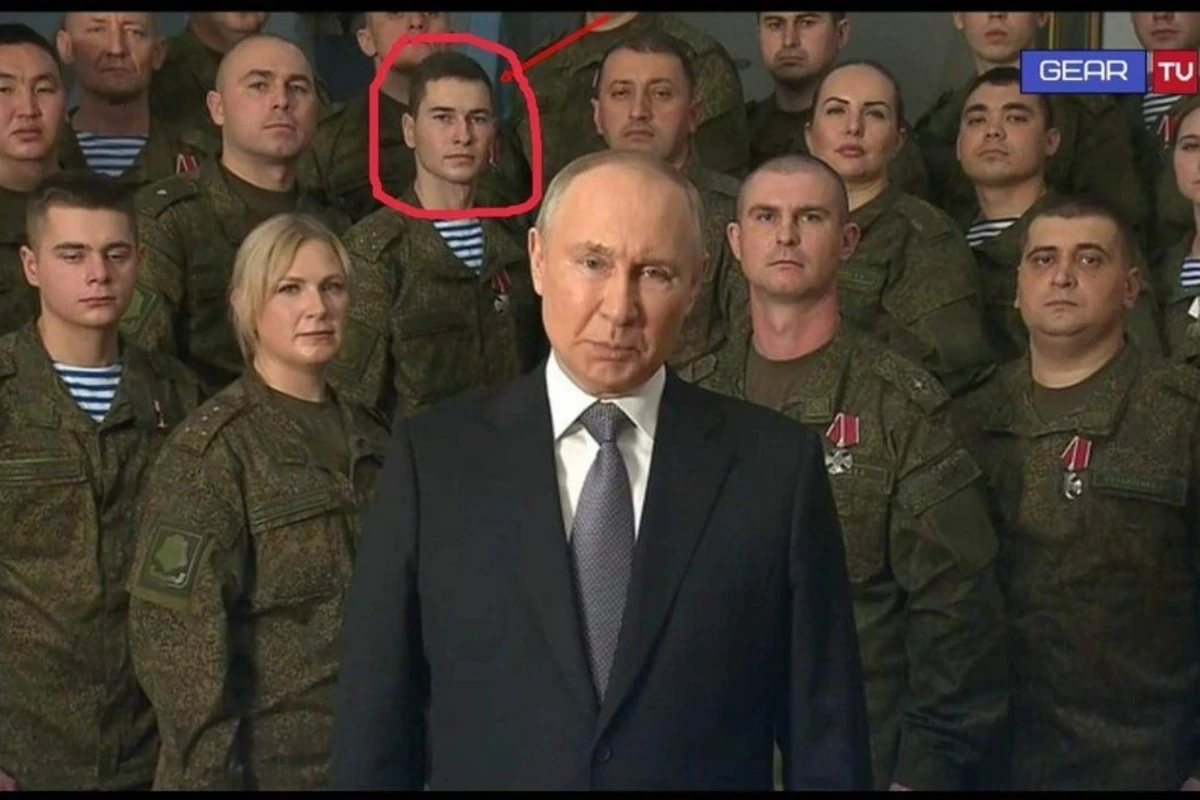 Putinin Yeni il müraciətinin arxa planındakı hərbçi Ukraynada zərərsizləşdirilib