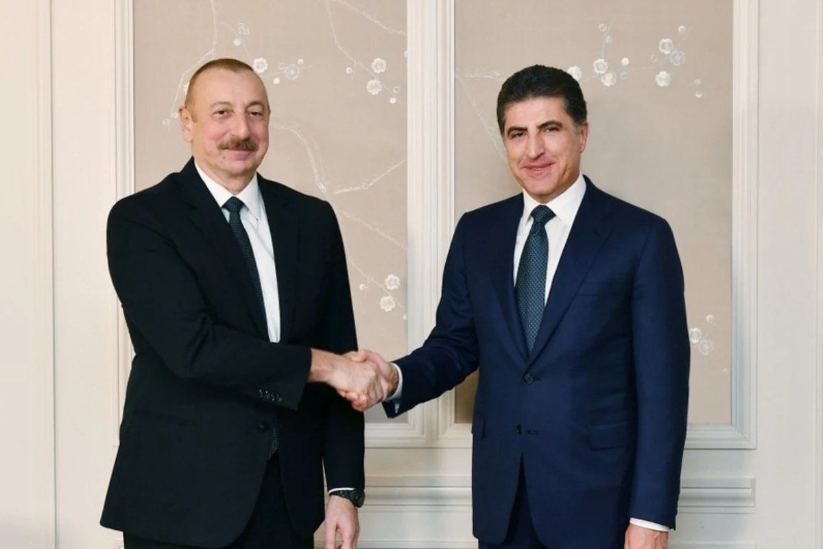 İlham Əliyevin Münxendə İraq Kürdüstan Regional Hökumətinin başçısı ilə görüşü olub - FOTO