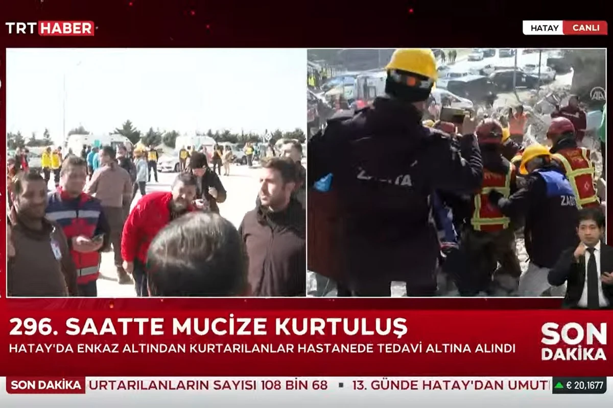 296 saat sonra dağıntılar altından 3 nəfər xilas edildi - VİDEO